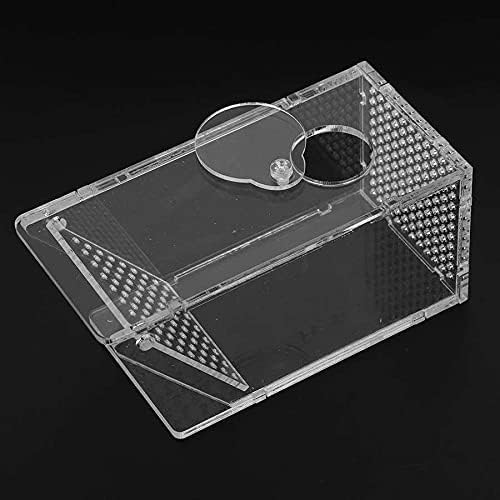 Acrylic Aquarium Crab Trap Fish Tank Shrimp Snail Catcher One Way Valve Box