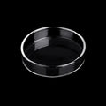 Aquarium Glass Feeder Dish Shrimp Feeding Dish Round Clear Glass Fish Feeder Bowl Fish Tank Food Tray Container Prevent Food Spilling, 65mm