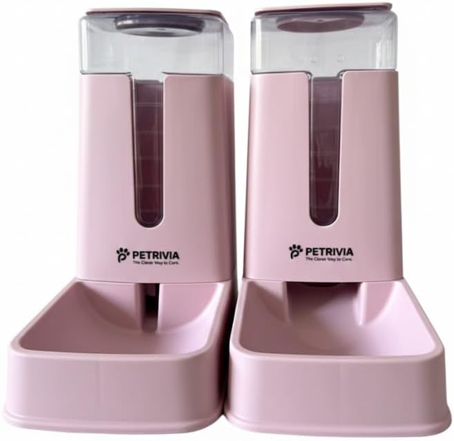Automatic Pet Feeders Automatic Dog Food and Water Dispenser Water Dispenser for Dogs Gravity Water Dispenser Cat Feeders Automatic Cat Food Dog Water and Food Dispenser Gravity Pet Water Dispenser