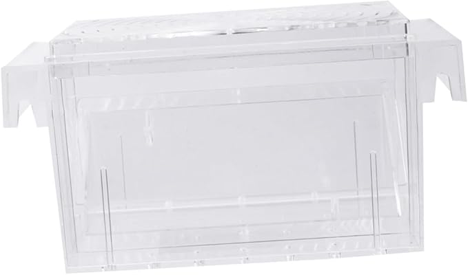 Fish Tank Breeding Box Acrylic Isolation Hatchery Tank with Removable Divider for Aquarium Fish Breeding and Fry Hatching