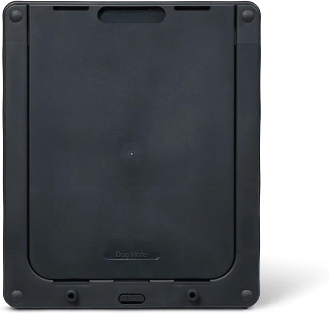 Dog Mate Lockable Medium Dog Door (215G) - Flap for Medium Dogs and Large Cats, for UPVC, Wall and Wood, Securely Designed for Your Pets, Grey
