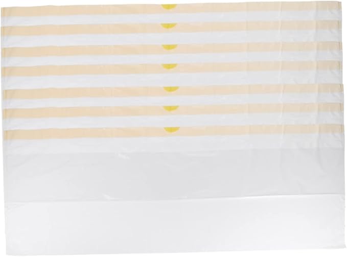 Happyyami 7pcs Cat Litter Waste Bags Thickened Cleaning Pouch for Cat Litter Box White