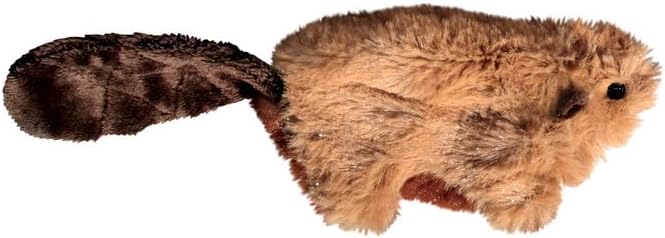 KONG Refillables Catnip Toys, Assorted 2-Pack – Plush Cat Toys with Refillable Catnip Pouch & Premium North American Catnip (Beaver and Squirrel)