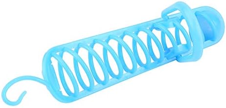 Parrots Food Basket Birds Feeding Perch Stand Fruit Vegetable Container Birds Feeders Plastic Parrot Bird Cage Hanging Foraging Toys(Blue)