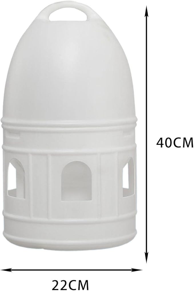 2X Pigeon Water Dispenser Automatic Feeder, 10L Water Pot Container, Large Capacity Waterer, Bird Feeding Drinker for Chicken Parrot Duck Parakeet
