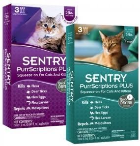 Over 5LB Cat Flea/Tick