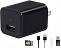 JEVDES USB Charger Hidden Camera, 1080P HD Local Recording for Home Surveillance, Nanny Cam with 32GB SD Card, Discreet Charger Design