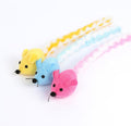 Catnip Mouse Toy, Long Tail Plush Mice for Cats, Interactive Hunting Toy for Indoor Cats, Colorful Soft Cat Toy with Catnip Inside (3PCS)