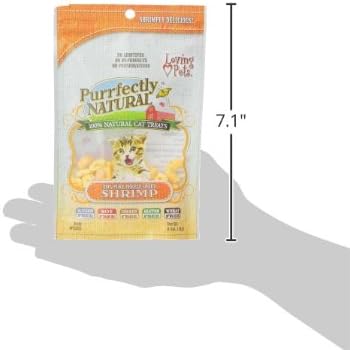 Loving Pets Purrfectly Natural Freeze Dried Shrimp Treats For Cats, 0.5-Ounce