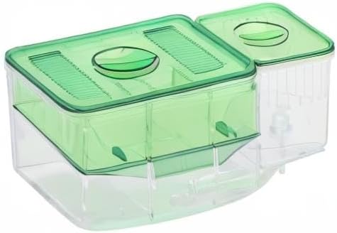 EVTSCAN Double Layer Fish Breeding Box Aquarium Fish Isolation Box Safe Hatchery Incubator Fish Separation Tank for Newborn Fish Injured Fish Shrimp