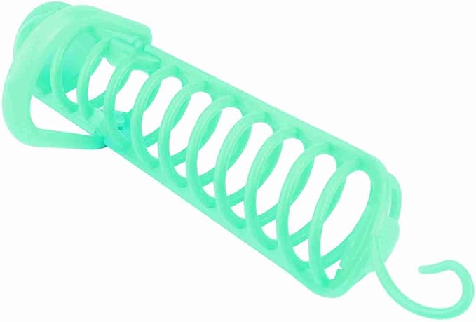 Bird Food Basket for Fruit Vegetable, Plastic Parrots Feeder Hollow Basket, 9.8in Parrot Food Basket for Birds with Perch, Green Parrot Feeding Basket for Bird, 1Pcs