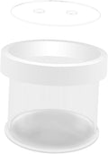 Fish Breeder Box Fish Tank Hatchery Floating Acrylic Transparent Fine Mesh Bottom Isolation Box Incubator for Baby Fish Betta, 8cmx10cm