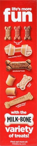 Milk-Bone Dog Treats, Flavor Snacks, 24 Ounce | Small Biscuits | Crunchy Texture | Reduces Tartar | Pack of 2