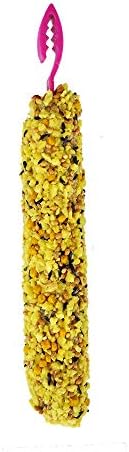 A&E Cage Co. 6 Pack of Smackers Parakeet Treat Sticks, 7.25 Inches Each, Egg Flavor