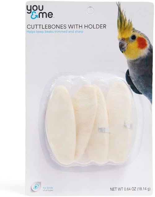 You & Me Cuttlebones for Birds 0.64 oz. Pack of 4