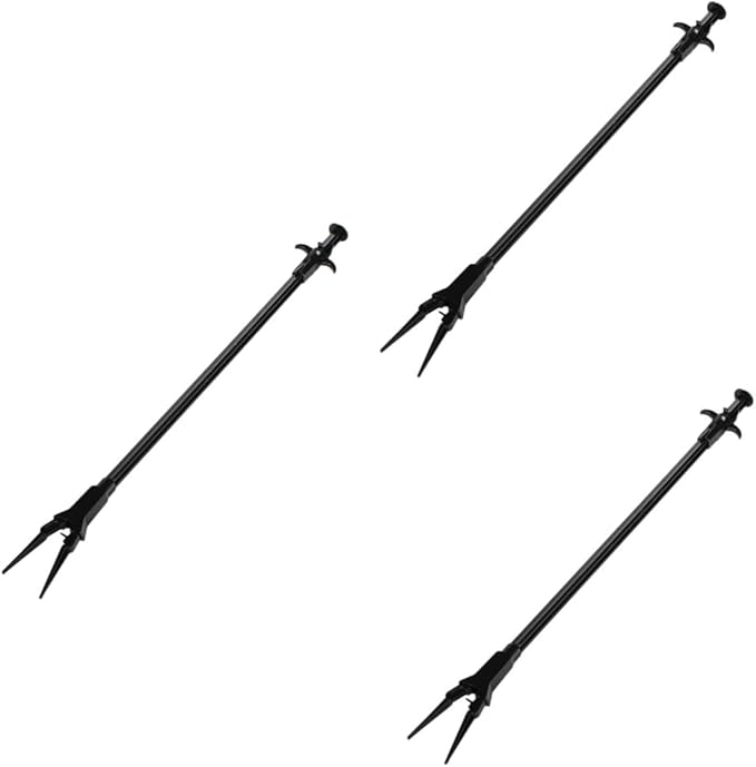 Mipcase 3pcs Fish Tank Cleaning 50cm Clamp Aquarium Plant Pruning Tongs Non-Slip Lightweight Design
