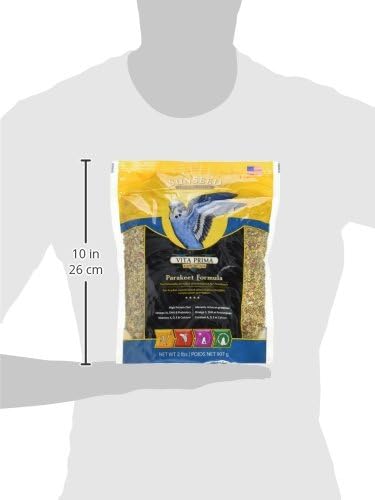 Sunseed 36040 Vita Prima Sunscription Parakeet Food - High-Variety Formula - 2 LBS