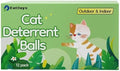 12 cat Repellent Balls Long-Lasting pet Repellent that Permanently Keeps Cats Away from Yards, Gardens, lawns, and Furniture, for Both Indoor and Outdoor use.