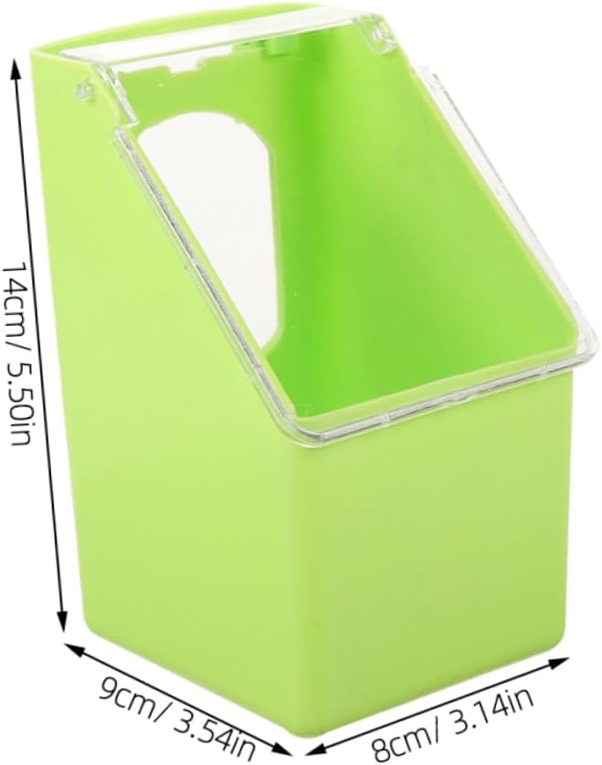 BESPORTBLE 4pcs Pigeon Feeder Bird Cage Feeder Watering Supplies Parrot Feeding Box