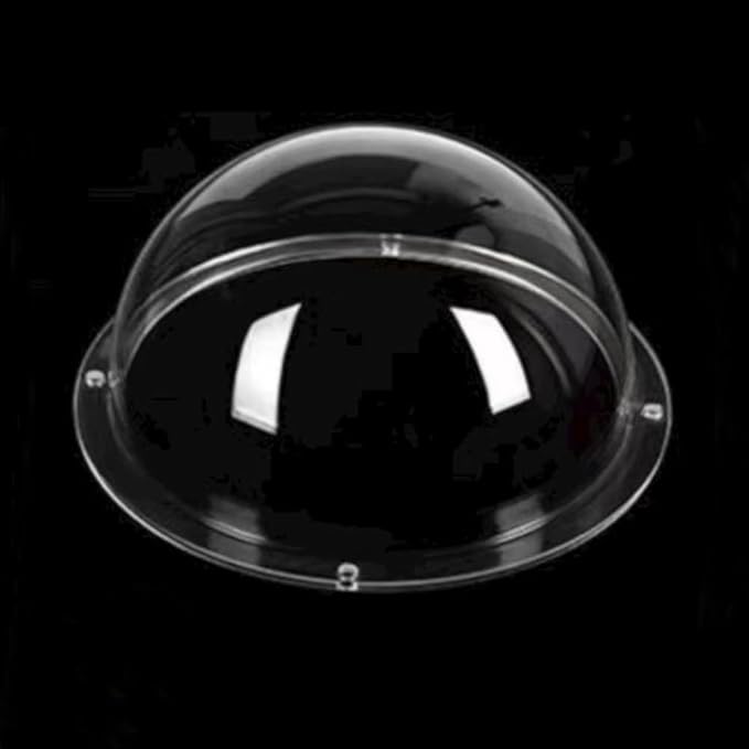 LOTOWELZON 3.15inch Clear Acrylic Replacement Transparent Clear Camera Dome Cover Security Camera Housing Pet Dog Fence Window Skylight Window (ID80mm*H44mm/3.15 * 1.73in)