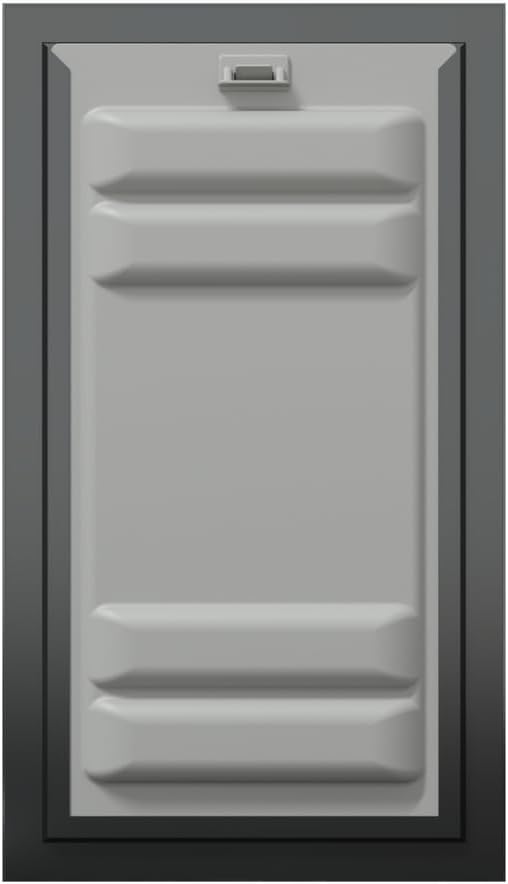 Endura Flap Pet Door for Walls in Black | Energy-Efficient Double Flap Design for Wall Installations | All-Weather Protection with All-Metal Telescoping Tunnel | Black, Large, Double Flap