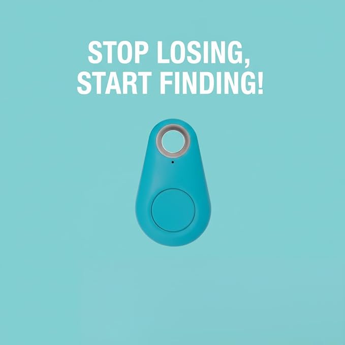 Two-Way Alarm Pet Location Tracker with Real-Time Tracking for Dogs, Cats, Keys, and Luggage, Waterproof Anti-Loss Device for Outdoor and Travel Use (Blue,5Pcs)