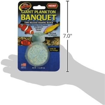 Zoo Med Laboratories AZMBB6 Plankton Banquet Block Feeder Giant, 1 Count (Pack of 1)
