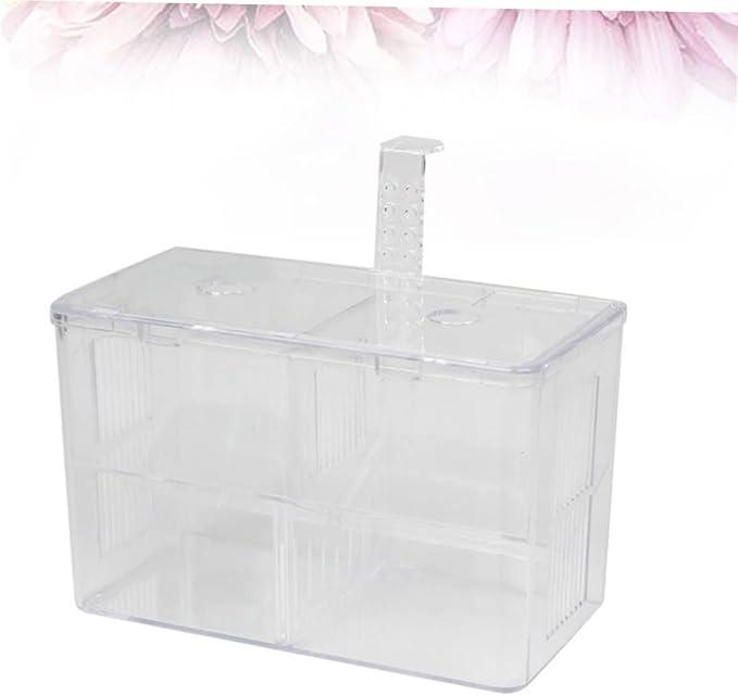 Housoutil Aquarium Hook Style Box Creative Fish Breeding Tank for Guppies and Fish for Safe and Increased Survival Rate