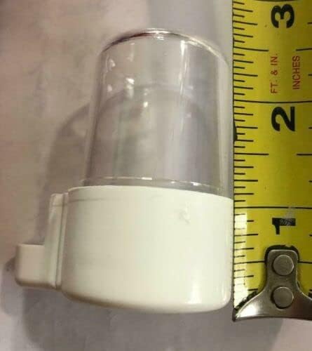 6 Bird Cage Medicine Drinkers Silo Dispenser Clear Mini Tube Feeders Food Water Cage Automatic Finch Canary Aviary Breeding 1.4 OZ Capacity