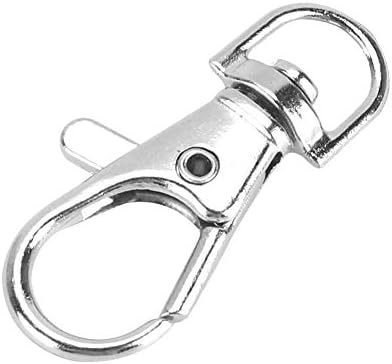12 Pcs Pet Birds Foot Rings Cage Door Buckle Lock Claw Snap Hook Iron Anti-Escape Accessory for Pet Birds Small Animals