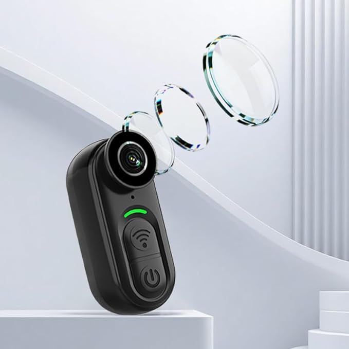 4K Pet Camera Real Video Record Photos with Phone App,Tiny Action Cameras for Dog and Cat,Pet Go Pro,Sport Cam