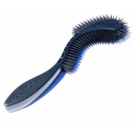 Cat Brush, Black. Designed for Comfort, Created for Cats and Dogs. Ergonomic shape promotes stress free grooming. Great for long to short haired cats. Made in the USA