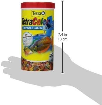 Tetra ColorPlus Fish Food Flakes,Tropical Flakes with Natural Color Enhancers,7.06 Ounce,(Pack of 2)