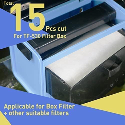 The 2 Gallon Betta Fish Tank Starter kit Comes with White Cotton and is Replaced Every 2-3 Days to Ensure Good Water Quality for Fighting Fish, Shrimp, Guppy Jellyfish