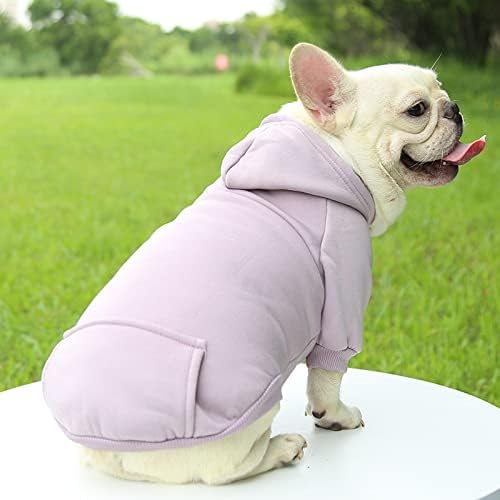 TAPBULL Dog Dresses, Fashionable Pet Dog Sweatshirt Clothes in Light Colors, Cute Cat Birthday Dress Outfit (Pink/Purple/Coffee 3-Pack), X-Large