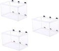Happyyami 3pcs Fish Tank Suction Cup Fish Breeding Net Large Capacity Aquarium Breeder Box