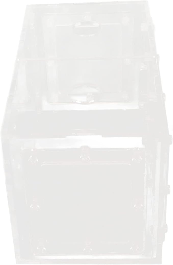 Fish Breeding Box, Acrylic Lid Web Page Fish Tank Incubator Protective Transparent for Aquarium Small Fish (17 * 9 * 10CM)