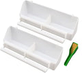 Birds Food Bowl Bird Feeder Pet Birds Food Dish Birds Water Bowls Pigeon Feeding Cups for Cockatiel Parrot Macaw Birds Small Animal 2 Pack with 1 Food Spoon