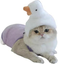 Cute Goose & Duck Shape Pet Headband Hat, Cat, Puppy & Small Dog Headwear, Velvet, One Size, Winter, All Seasons