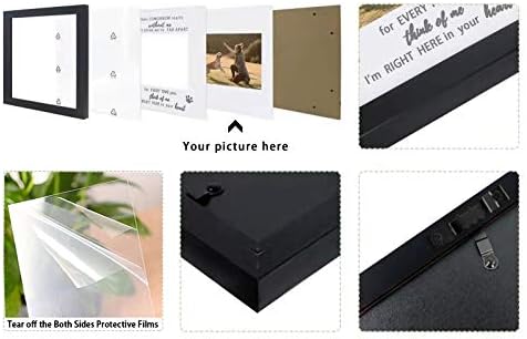 KCRasan Pet Memorial Picture Frame, Sympathy Loss Gift, Dog Cat Remembrance Keepsake Tribute
