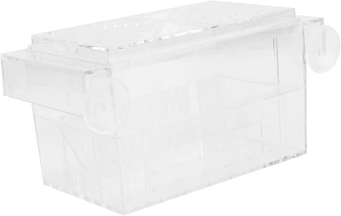 FRCOLOR 2pcs Fish Fry Breeding Box Aquarium Isolation to Install Cup Fish Fry Wear-Resistant Material for Aquariums and Tanks