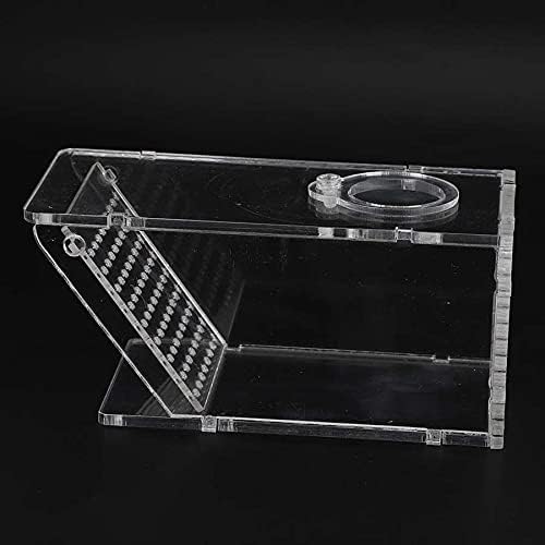 Acrylic Aquarium Crab Trap Fish Tank Shrimp Snail Catcher One Way Valve Box