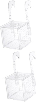2pcs Transparent Fish Tank Breeding Isolation for Protecting Fish and Ensuring Water Aquariums