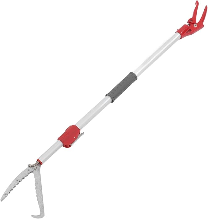Fish Long Tweezers, Long Tweezers for Aquarium Telescopic Long Aquarium Tongs Tool for Snake EEL for Grabbing in Deep