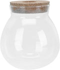 Balacoo glass fish tank propagation jars glass terrarium with cork terrarium jar goldfish bowl glass hydroponic vase small terrarium desktop aquarium fish bowl terrarium glass jar plant