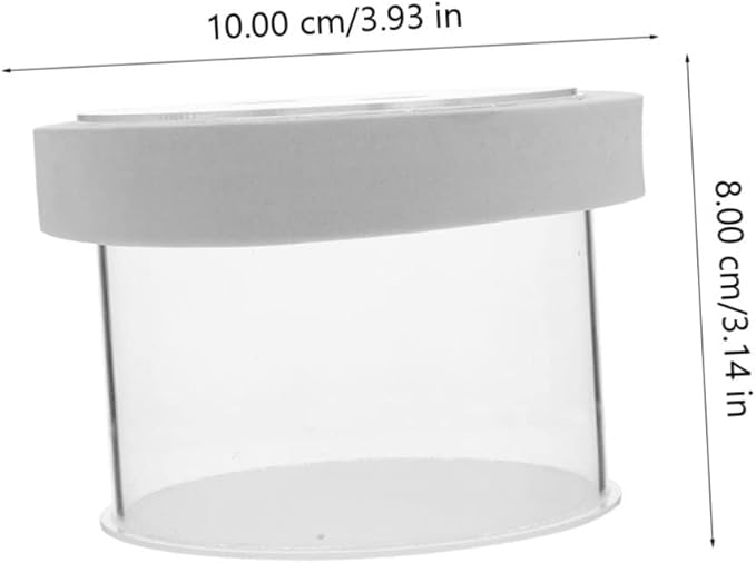 Happyyami Fish Box Floating Aquarium Breeding Box Transparent Isolation Separator for Fish Water Permeable Design High-Grade Acrylic Easy to Use for Shrimp and Fry