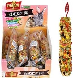 A&E Cage ZVP-3131 Treat Stick Small Animal Display44; Vegetable - 12 Piece