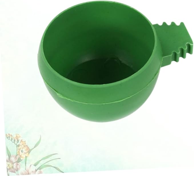 BESPORTBLE 20pcs Bird Feeder Watering Supplies Pigeon Supplies Round Food Tank Tray Pet Food Bowls Safe Material