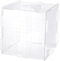 FRCOLOR Modern Fish Tank Isolation Box Clear Aquarium Breeding Box Suction Cup Ideal for Guppies and Betta