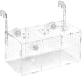 Aquarium Isolation Box Transparent Acrylic Fish Tank Small Fry Breeding Box Single Grid Double Grid Aquarium Supplies